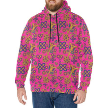 Load image into Gallery viewer, Rainbow Tomorrow Tulip Men&#39;s Long Sleeve Fleece Hoodie
