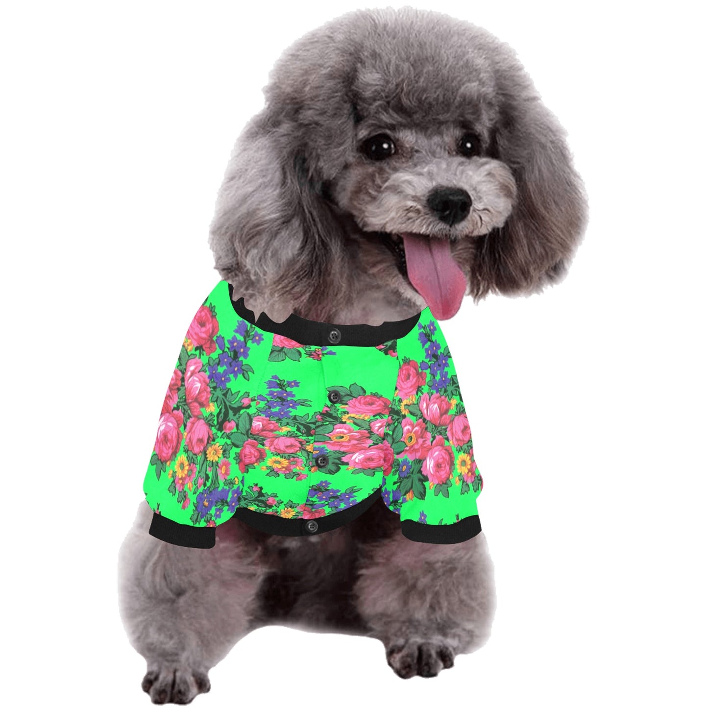 Kokum's Revenge Green Pet Dog Round Neck Shirt