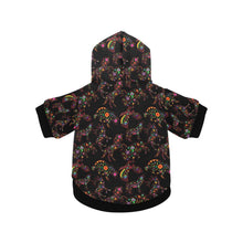 Load image into Gallery viewer, Neon Floral Animals Pet Dog Hoodie
