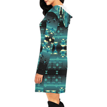 Load image into Gallery viewer, Inspire Green Hoodie Dress
