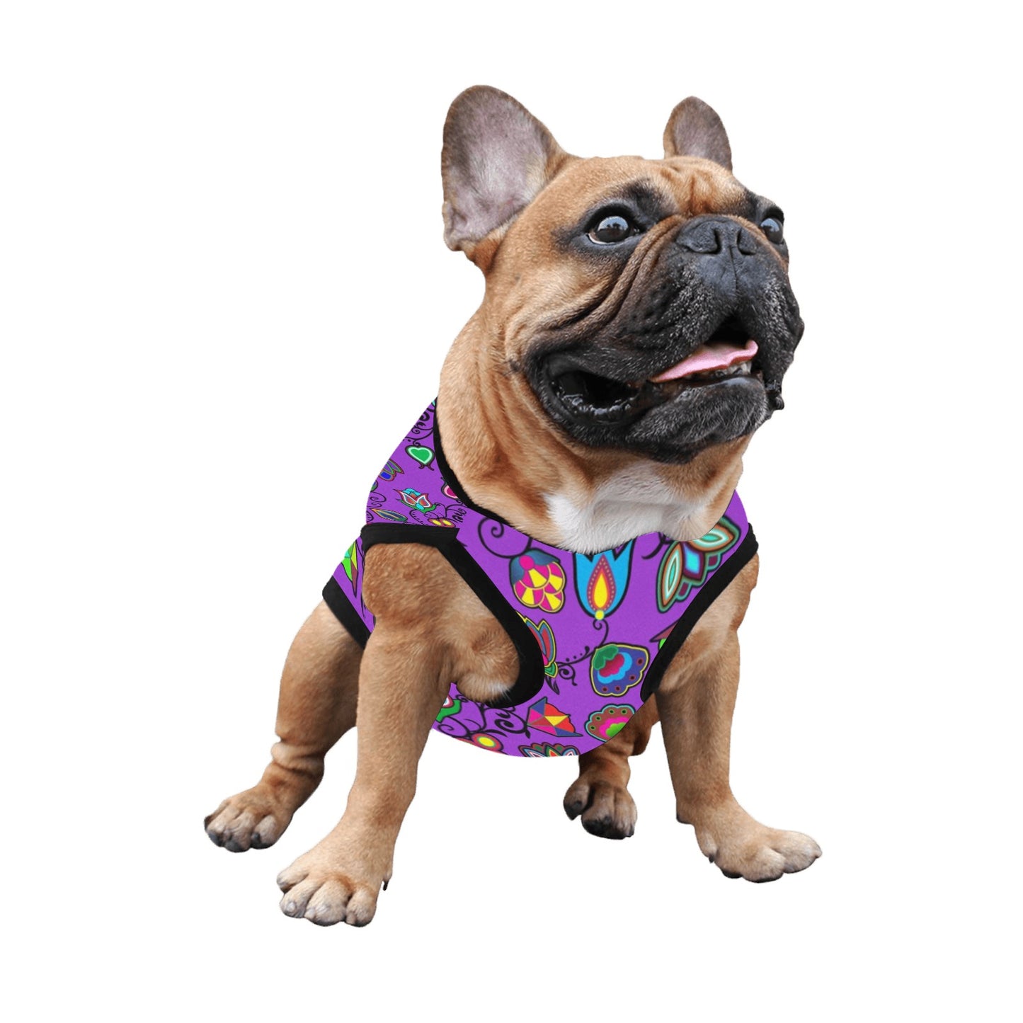 Indigenous Paisley Dark Orchid Pet Tank Top