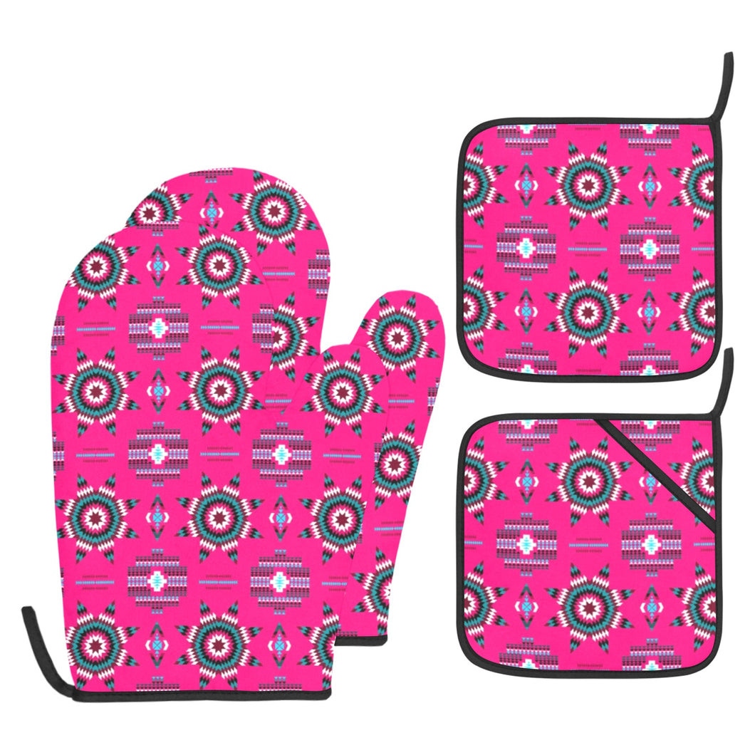 Rising Star Strawberry Moon Oven Mitt & Pot Holder