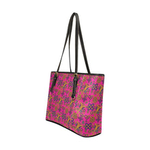 Load image into Gallery viewer, Rainbow Tomorrow Tulip Leather Tote Bag
