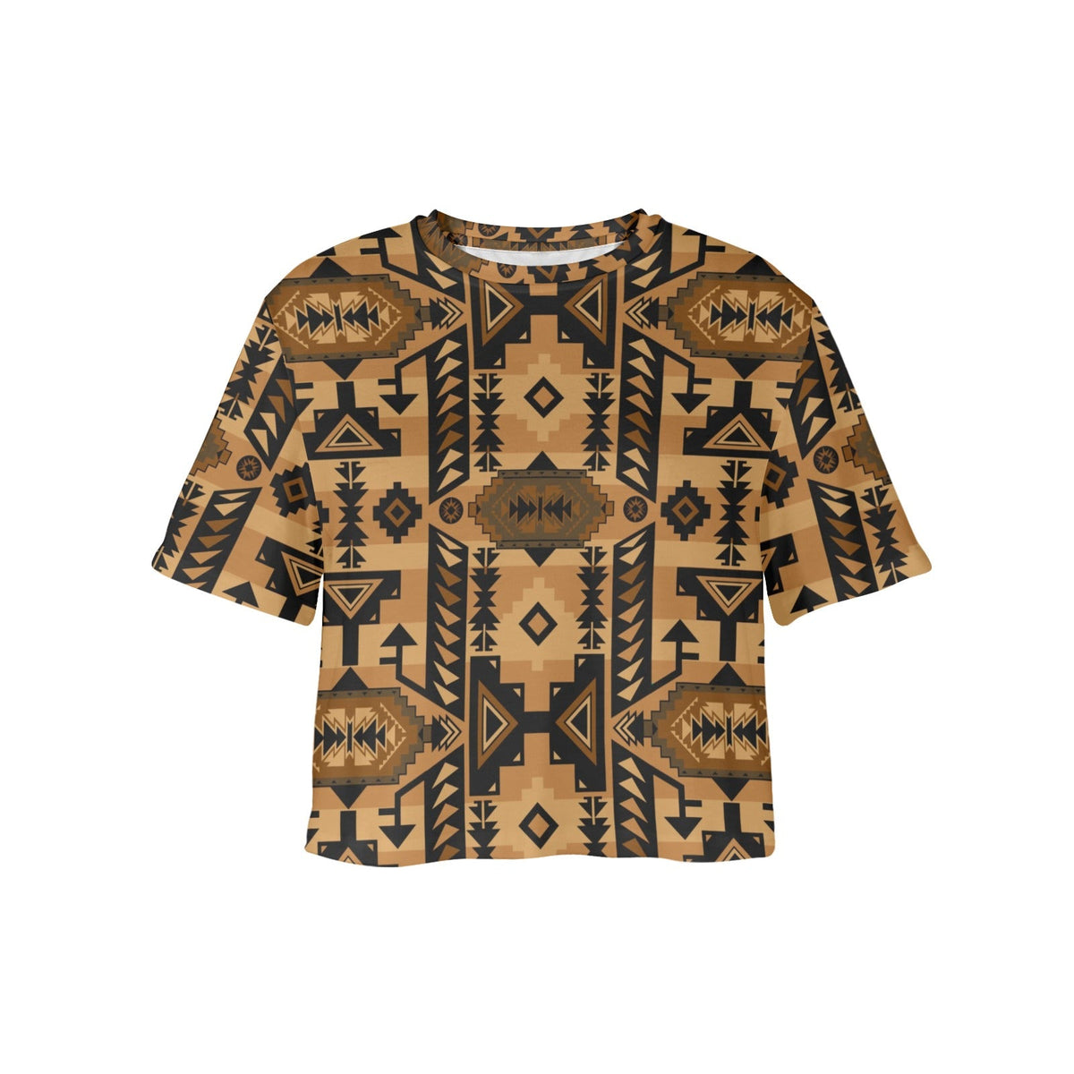 Chiefs Mountain Tan Crop Top