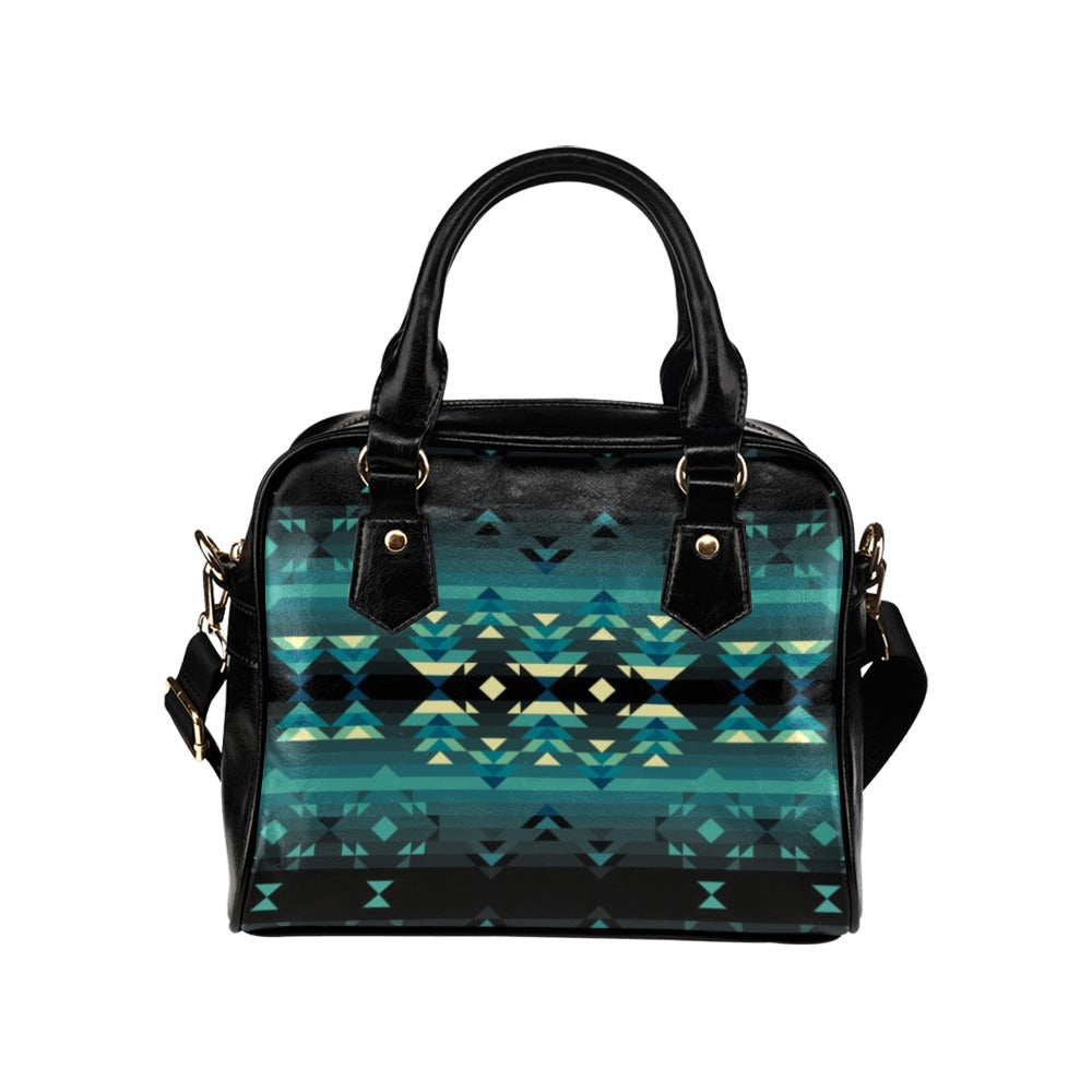 Inspire Green Shoulder Handbag