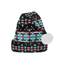 Load image into Gallery viewer, Visions of Peaceful Nights Santa Hat
