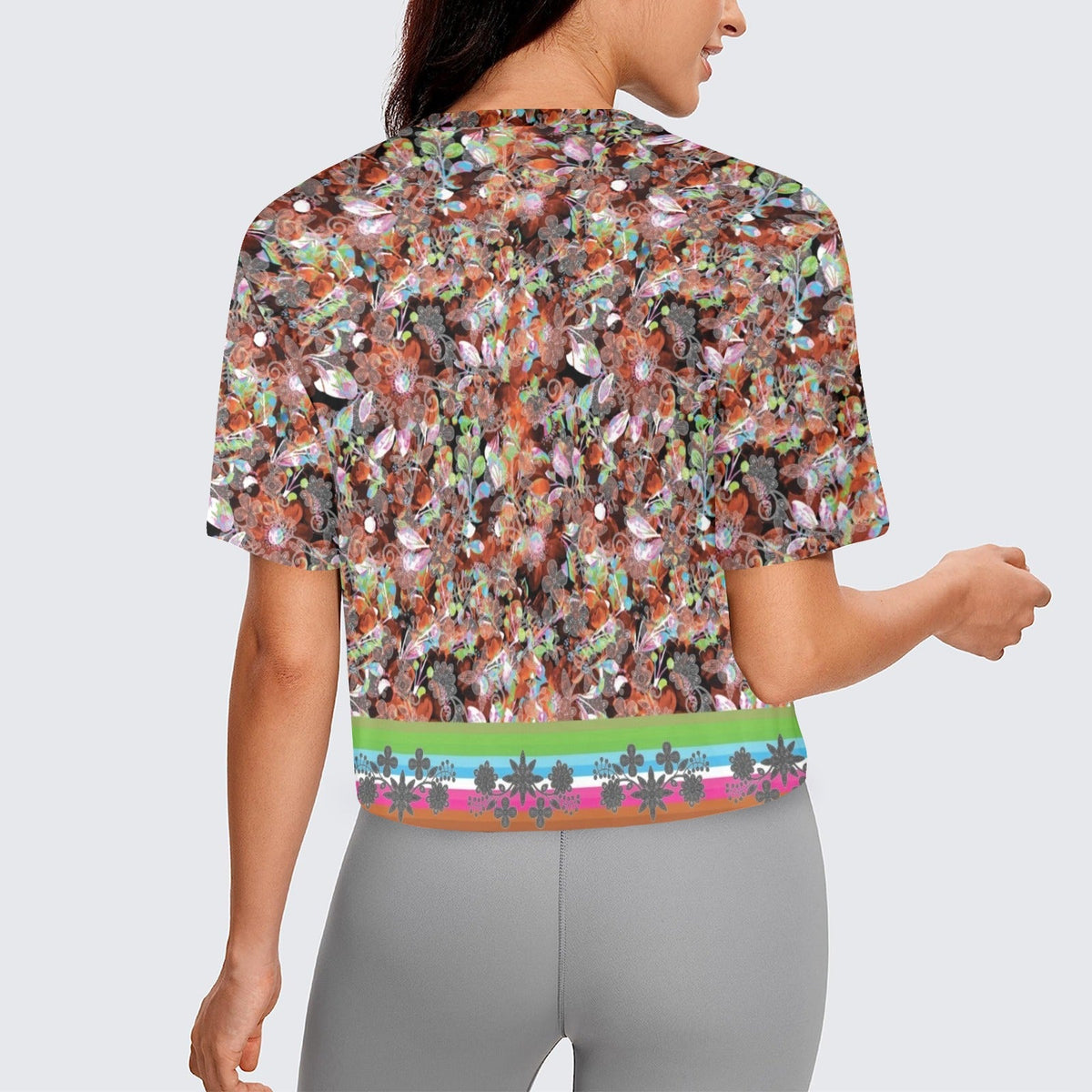 Culture in Nature Orange Crop Top