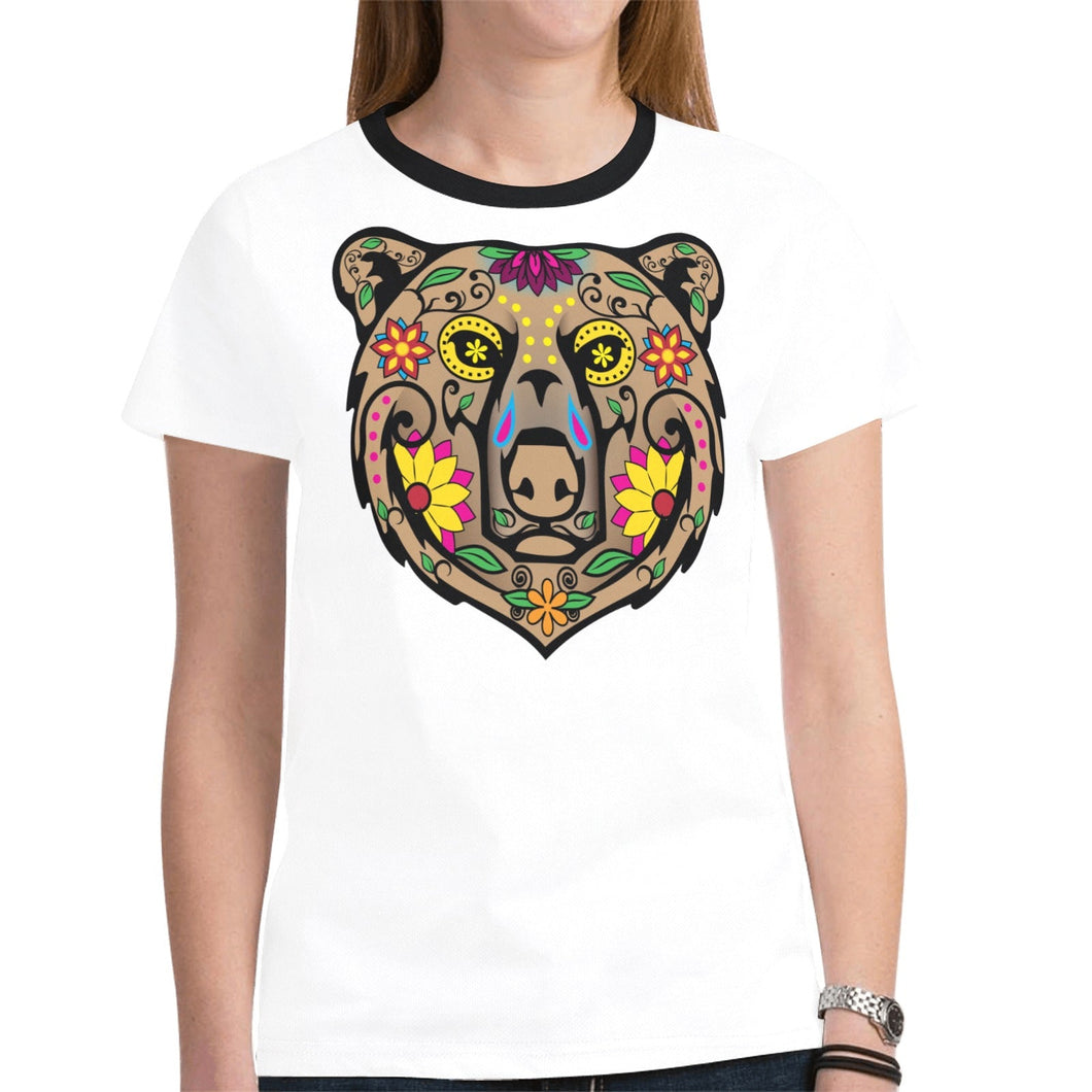 Bear Spirit Guide White T-shirt for Women