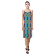 Load image into Gallery viewer, Diamond in the Bluff Turquoise Alcestis Slip Dress
