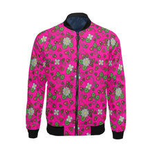 Load image into Gallery viewer, Strawberry Dreams Blush Bomber Jacket for Men
