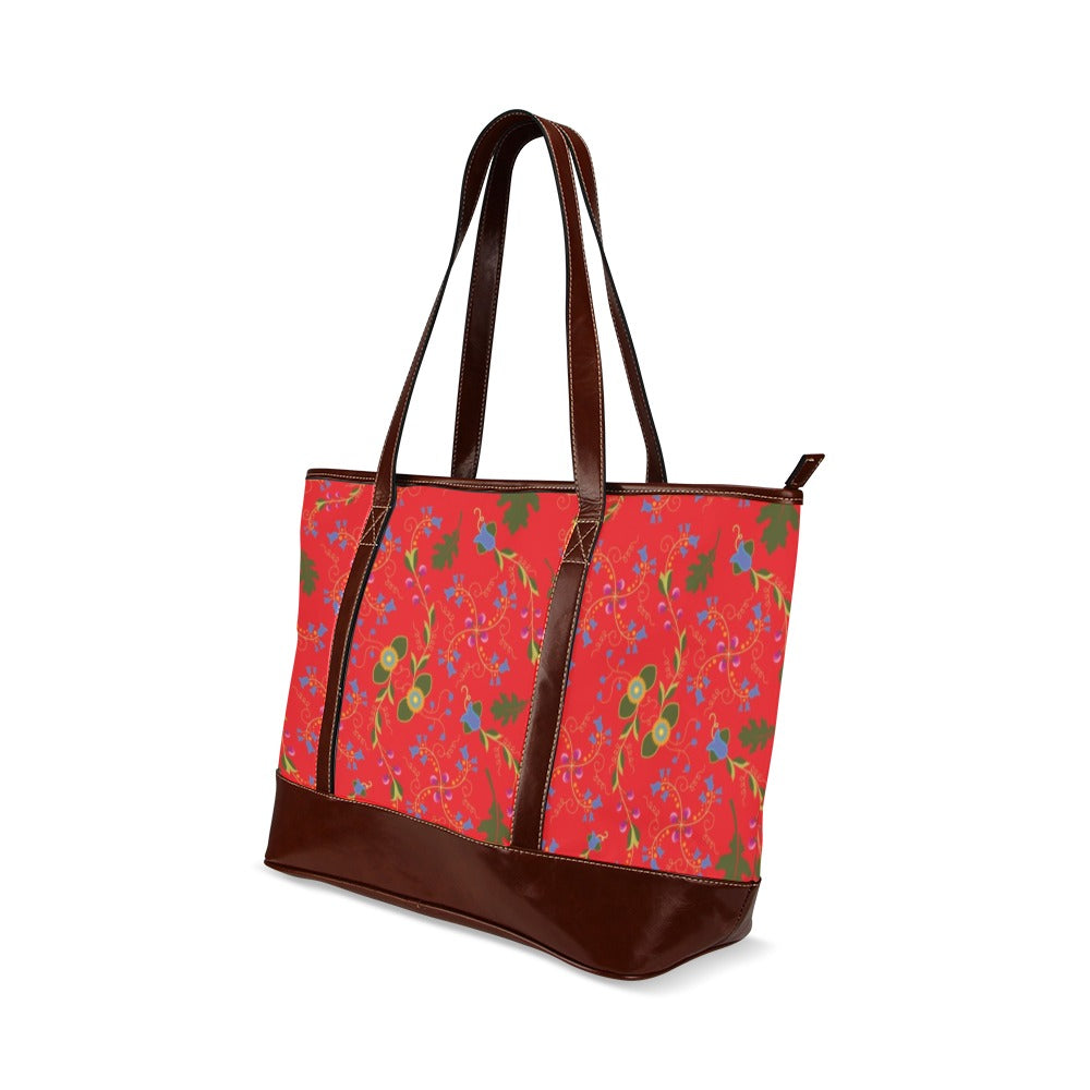 Vine Life Scarlet Tote Handbag