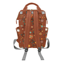 Load image into Gallery viewer, Fire Bloom Shade Multi-Function Diaper Backpack/Diaper Bag
