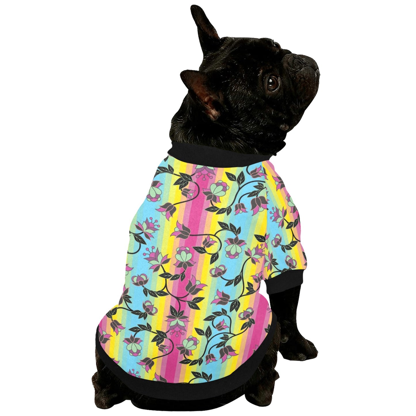 Powwow Carnival Pet Dog Round Neck Shirt