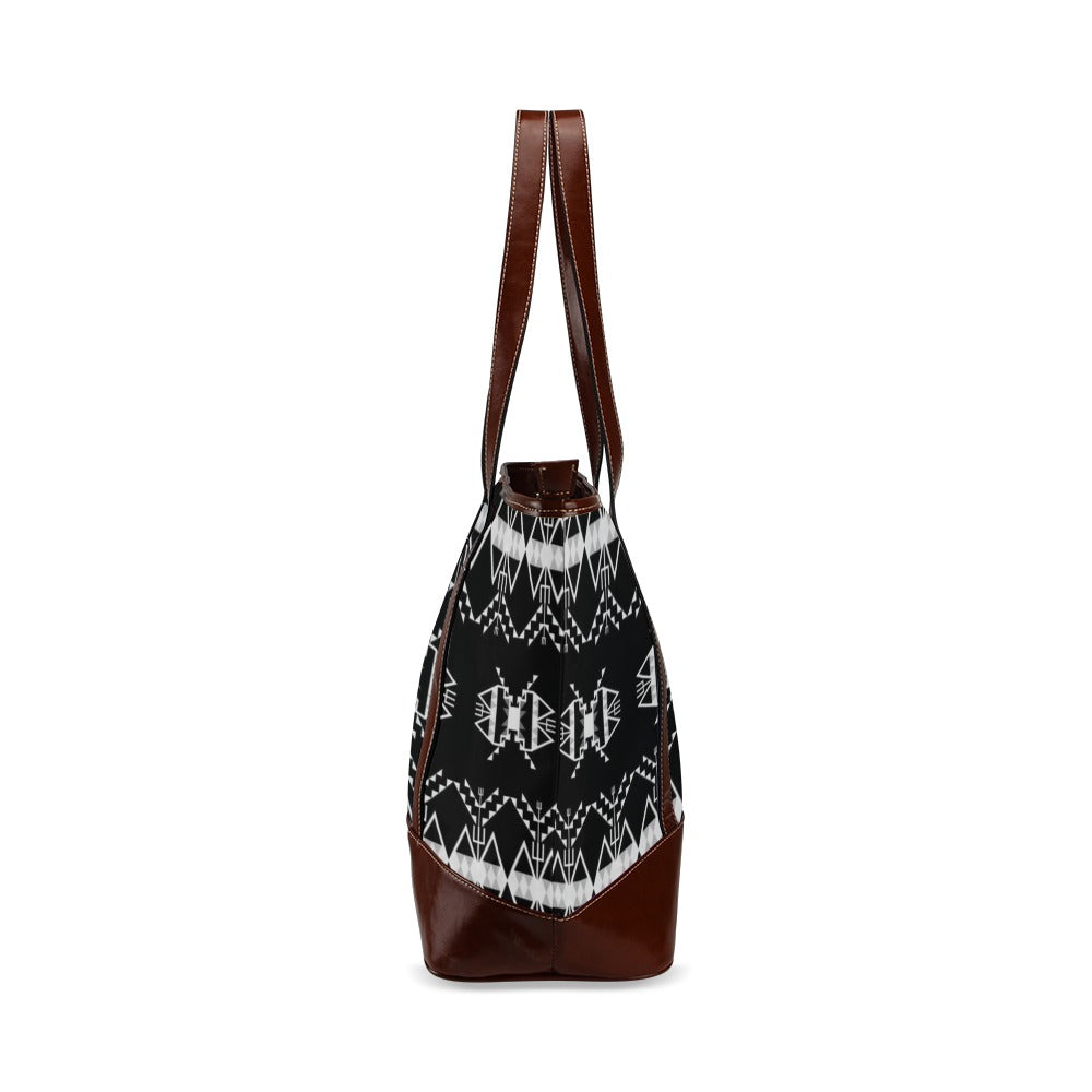 Sacred Trust Black Tote Handbag