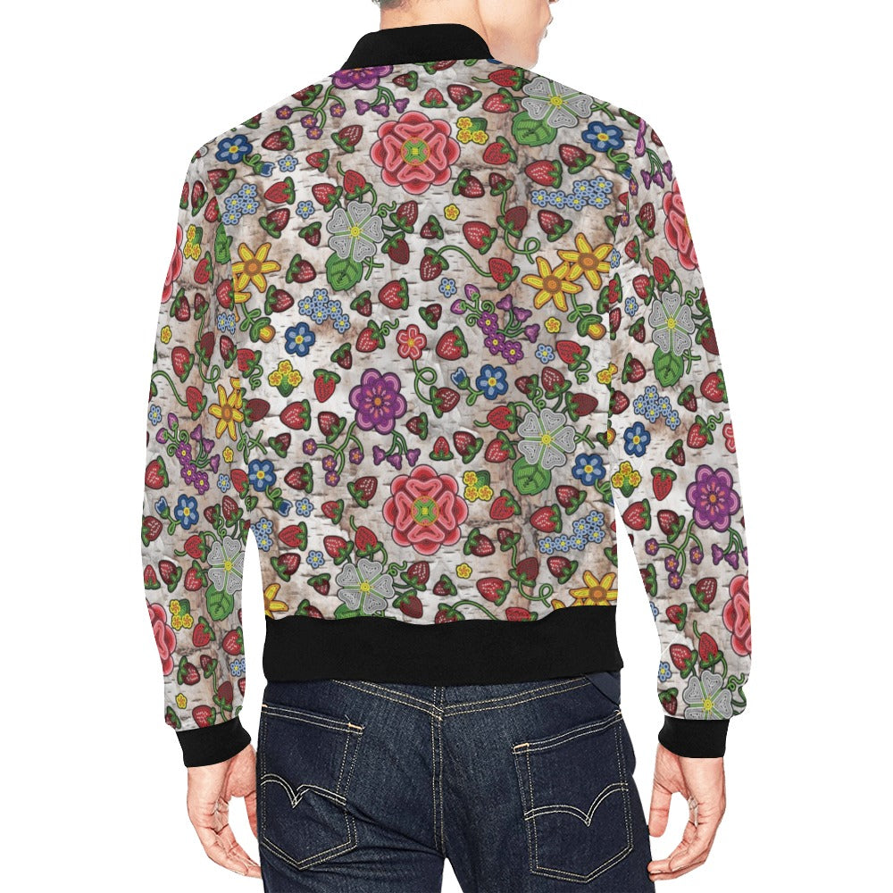 Berry Pop Br Bark Bomber Jacket for Men