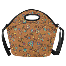 Load image into Gallery viewer, Fire Bloom Light Neoprene Lunch Bag/Large
