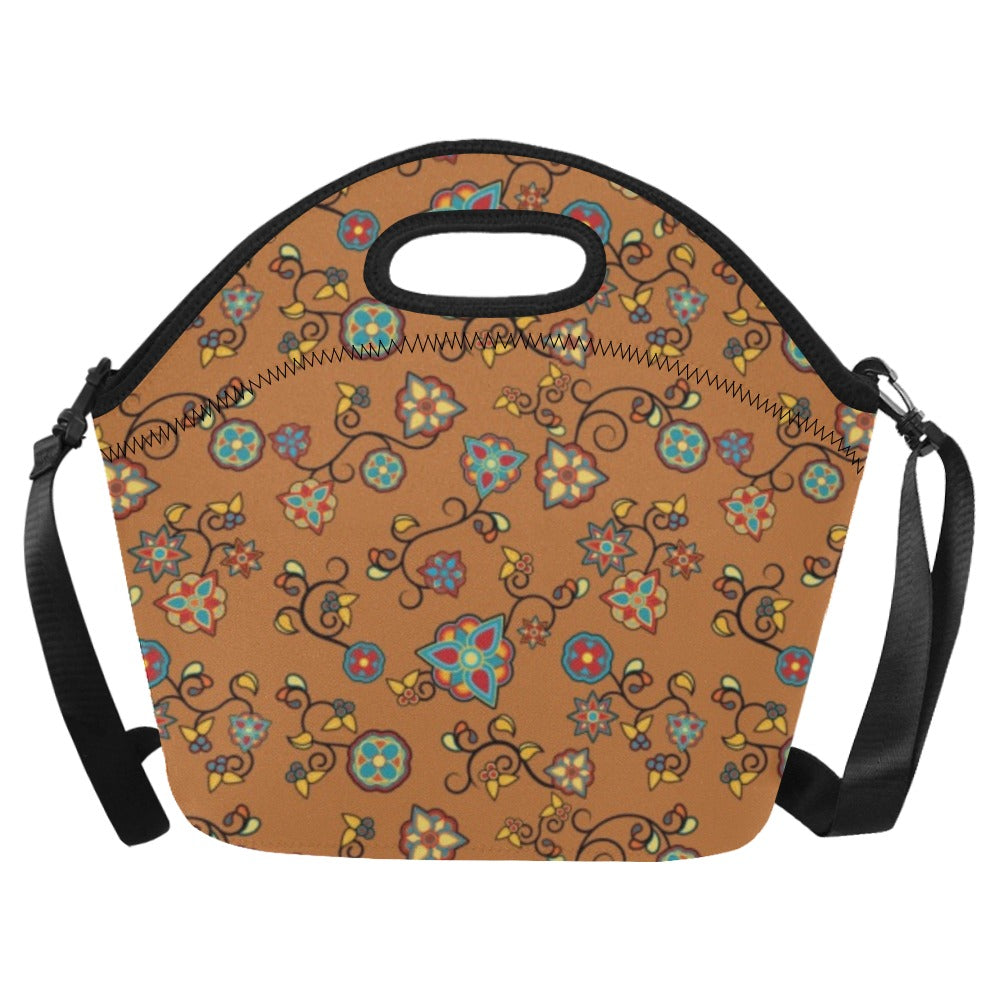 Fire Bloom Light Neoprene Lunch Bag/Large