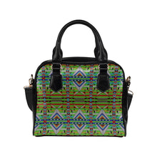 Load image into Gallery viewer, Medicine Blessing Lime Green Shoulder Handbag
