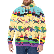 Load image into Gallery viewer, Prairie Bison Men&#39;s Long Sleeve Fleece Hoodie
