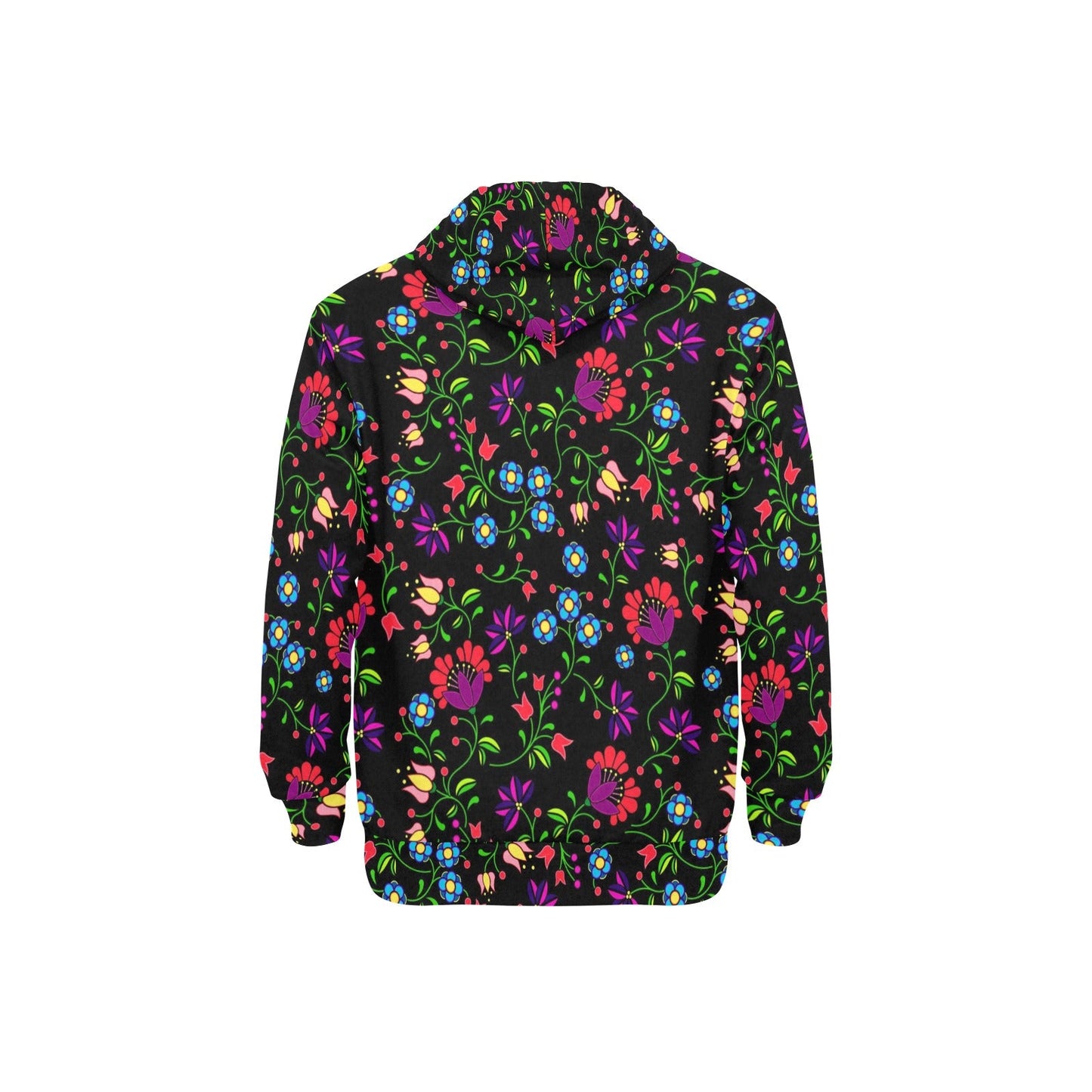 Fleur Indigine Men's Long Sleeve Fleece Hoodie