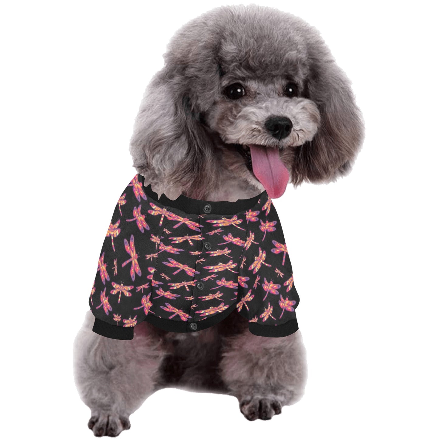 Gathering Noir Pet Dog Round Neck Shirt