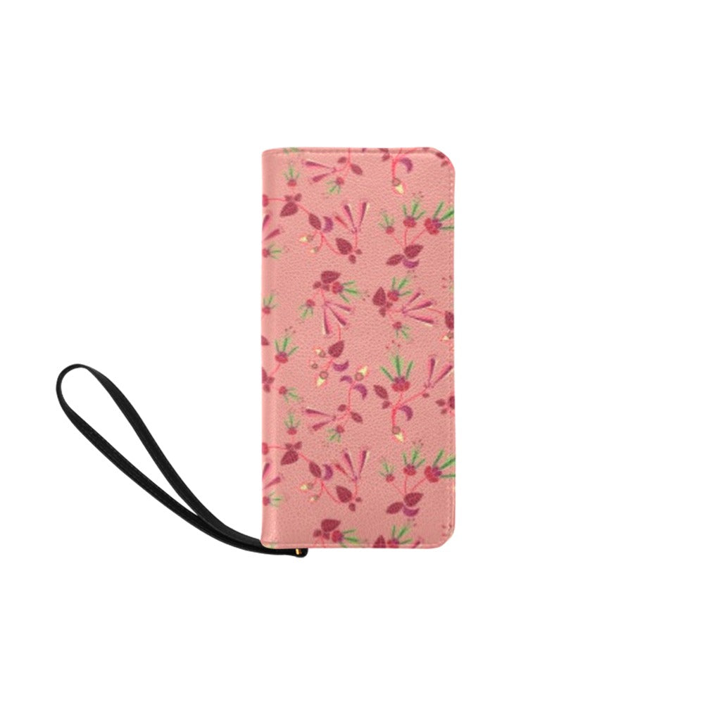 Swift Floral Peach Rouge Remix Women's Clutch Purse