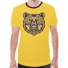 Load image into Gallery viewer, Bear Spirit Guide Yellow T-shirt for Men
