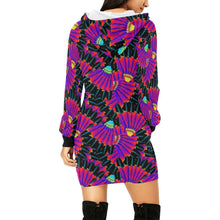 Load image into Gallery viewer, Eagle Feather Remix Hoodie Dress
