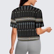 Load image into Gallery viewer, Beaded Bracelet Crop Top
