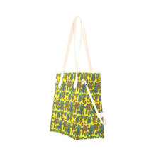 Load image into Gallery viewer, Sky Tomorrow Satin Clover Canvas Tote Bag
