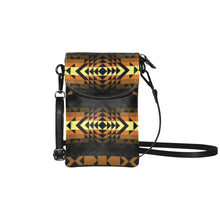 Load image into Gallery viewer, Black Rose Spring Canyon Tan Small Cell Phone Purse
