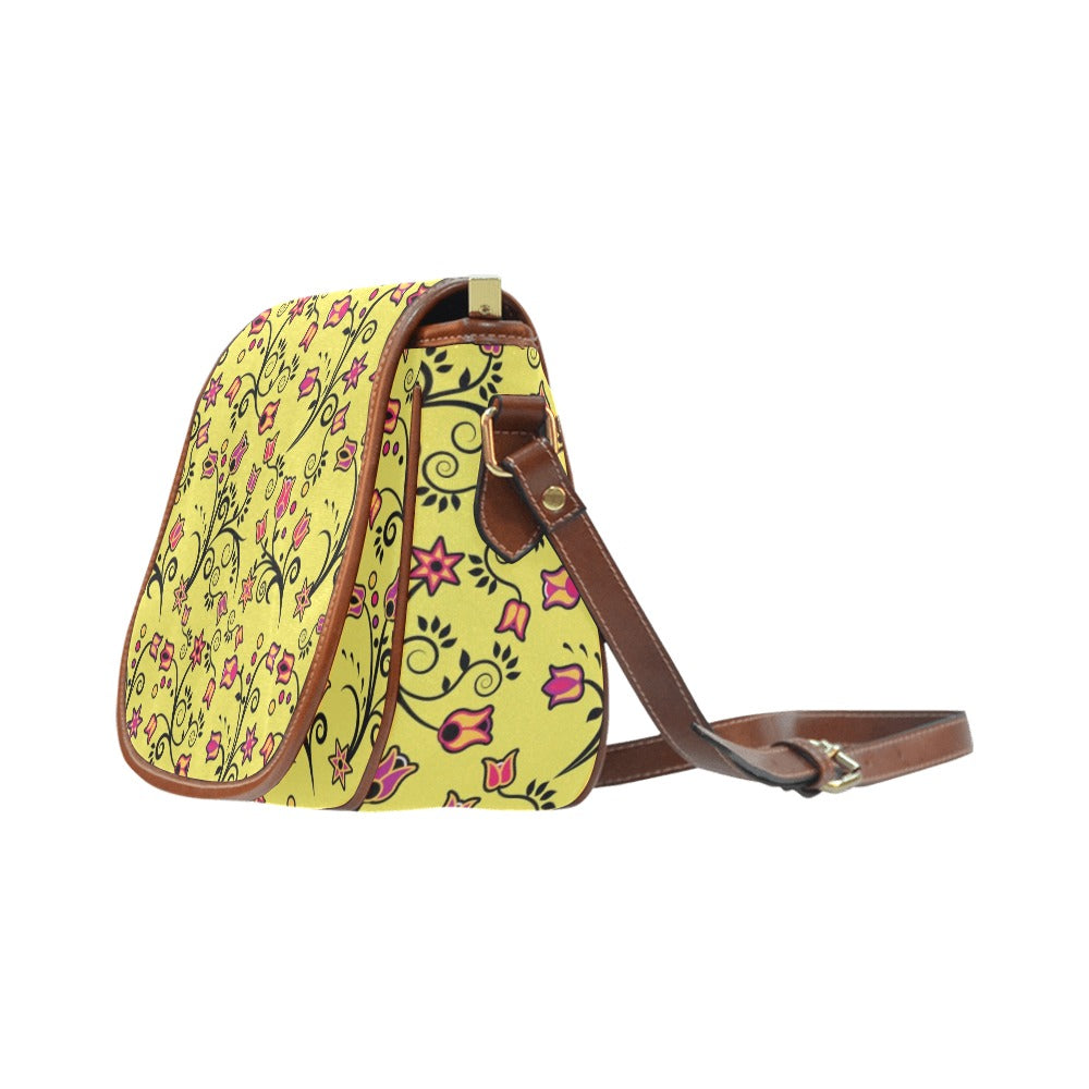 Key Lime Star Saddle Bag