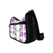 Load image into Gallery viewer, Floral Beadwork Seven Clans White Crossbody Bags
