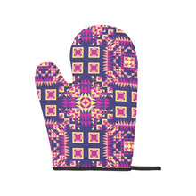 Load image into Gallery viewer, Kaleidoscope Bleu Oven Mitt &amp; Pot Holder
