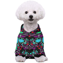 Load image into Gallery viewer, Floral Beadwork Four Clans Winter Pet Dog Hoodie
