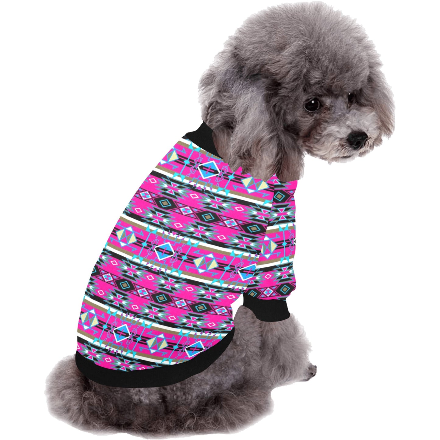 Force of Nature Sunset Storm Pet Dog Round Neck Shirt