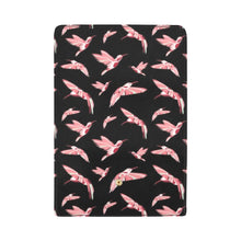 Load image into Gallery viewer, Strawberry Black Women&#39;s Trifold Wallet
