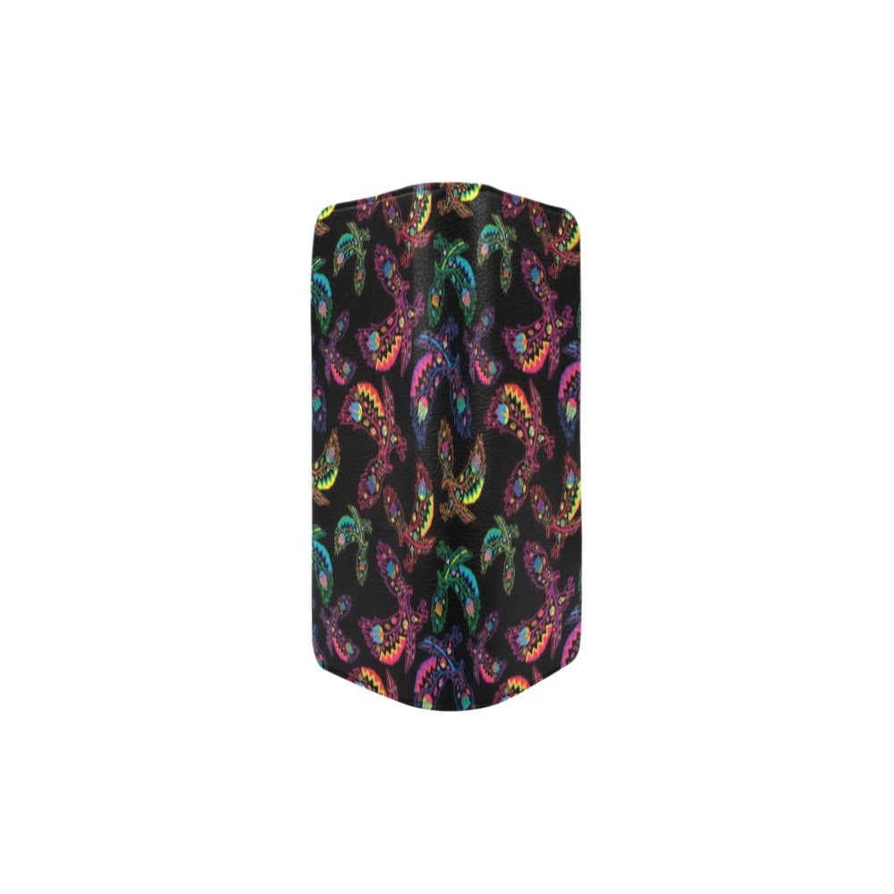 Neon Floral Eagles Women's Clutch Purse