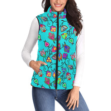 Load image into Gallery viewer, Indigenous Paisley Sky Women&#39;s Padded Vest Jacket
