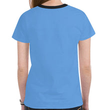 Load image into Gallery viewer, Bear Spirit Guide Blue T-shirt for Women
