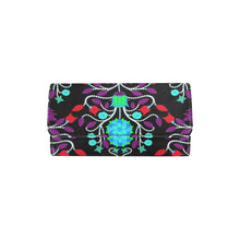 Load image into Gallery viewer, Floral Beadwork Four Clans Winter Women&#39;s Trifold Wallet
