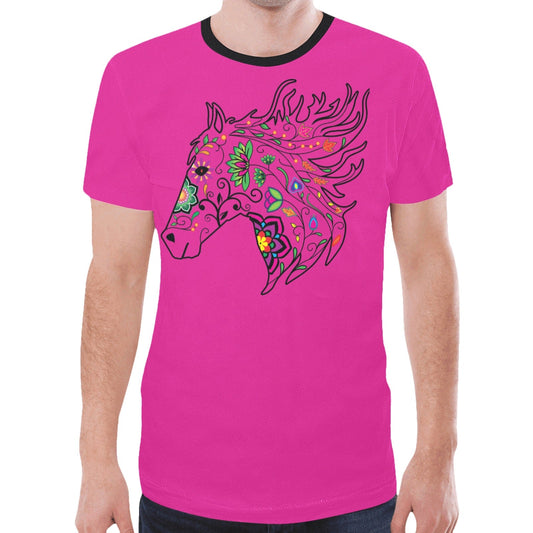 Horse Spirit Guide (Pink) New T-shirt for Men