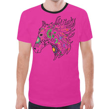 Load image into Gallery viewer, Horse Spirit Guide (Pink) New T-shirt for Men
