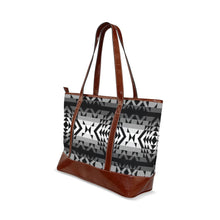 Load image into Gallery viewer, Black Rose Shadow Tote Handbag
