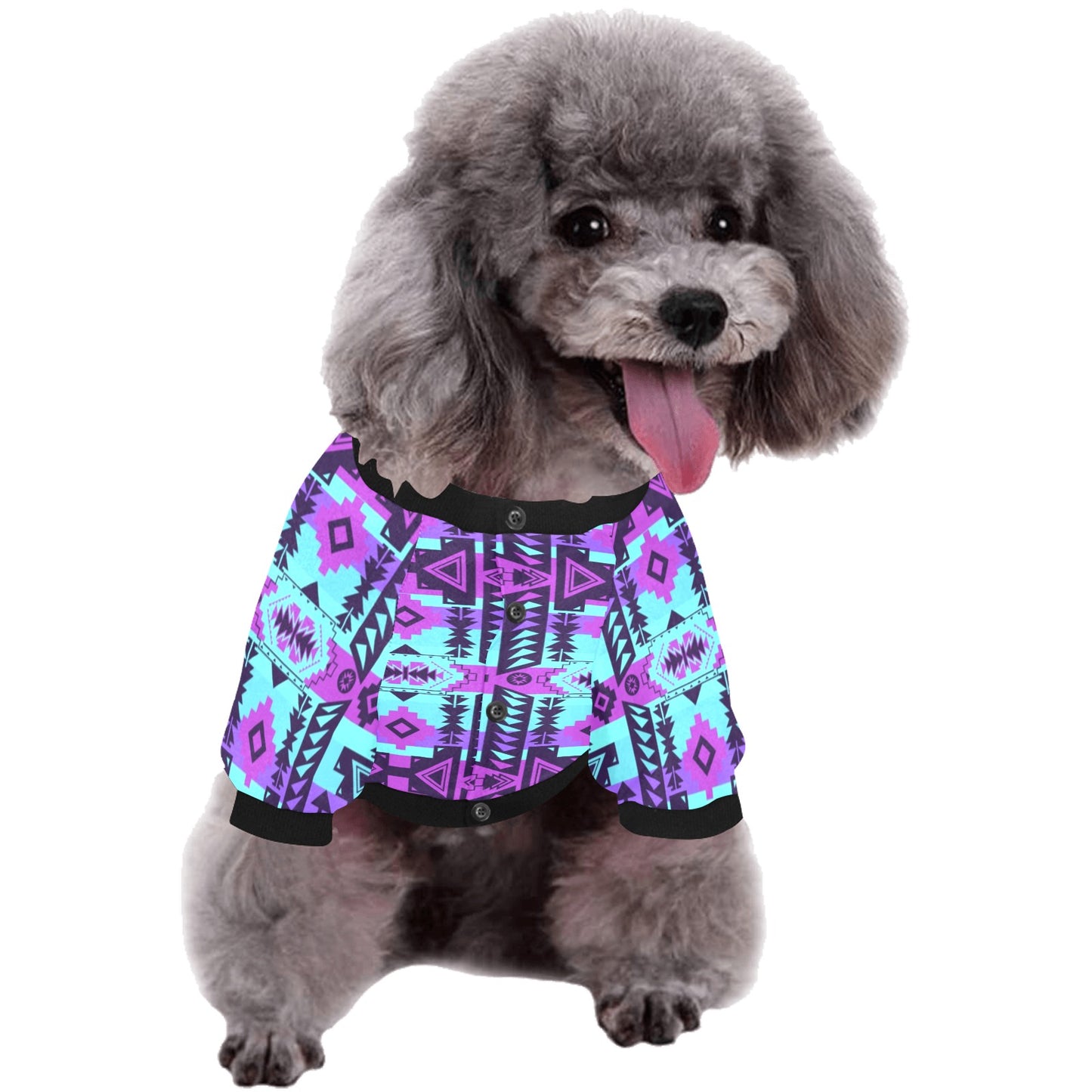 Chiefs Mountain Moon Shadow Pet Dog Round Neck Shirt