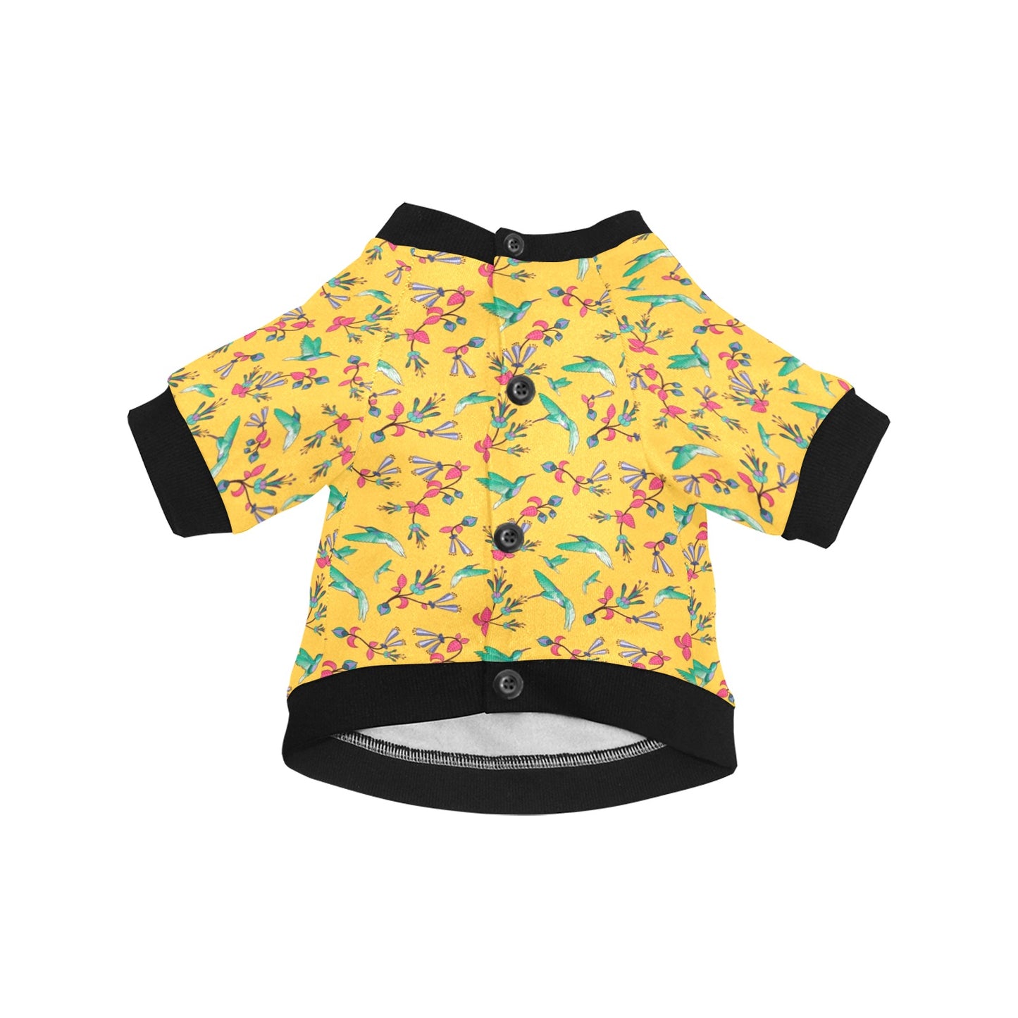 Swift Pastel Yellow Pet Dog Round Neck Shirt