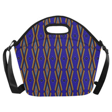 Load image into Gallery viewer, Diamond in the Bluff Blue Neoprene Lunch Bag/Large
