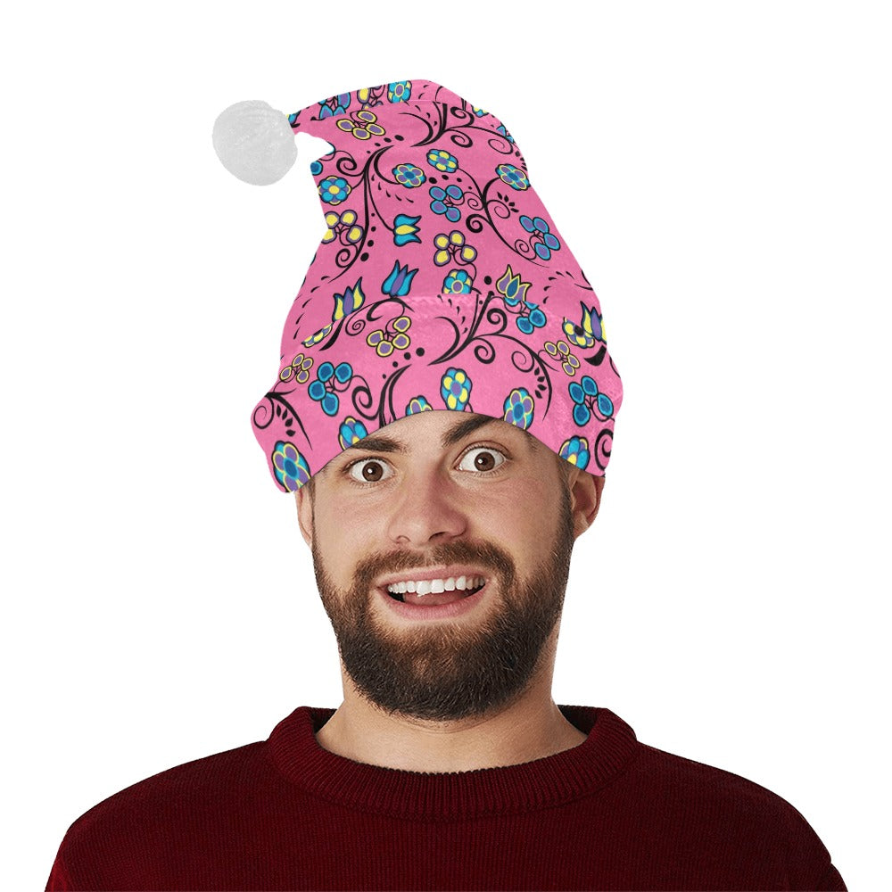 Blue Trio Bubblegum Santa Hat