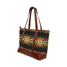 Load image into Gallery viewer, Black Rose Spring Canyon Tan Tote Handbag
