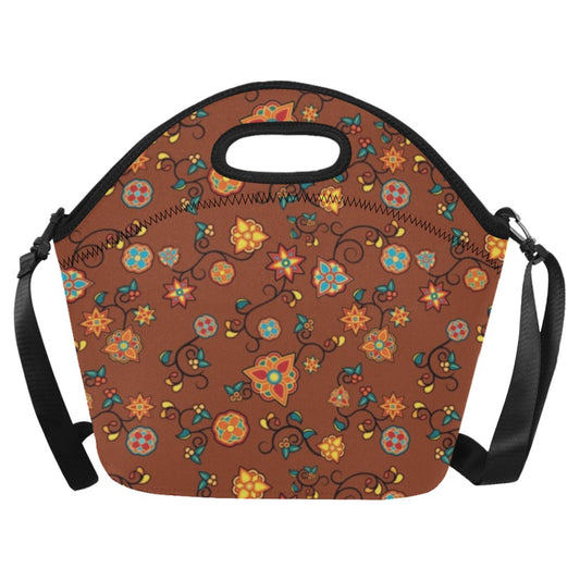 Fire Bloom Shade Neoprene Lunch Bag/Large